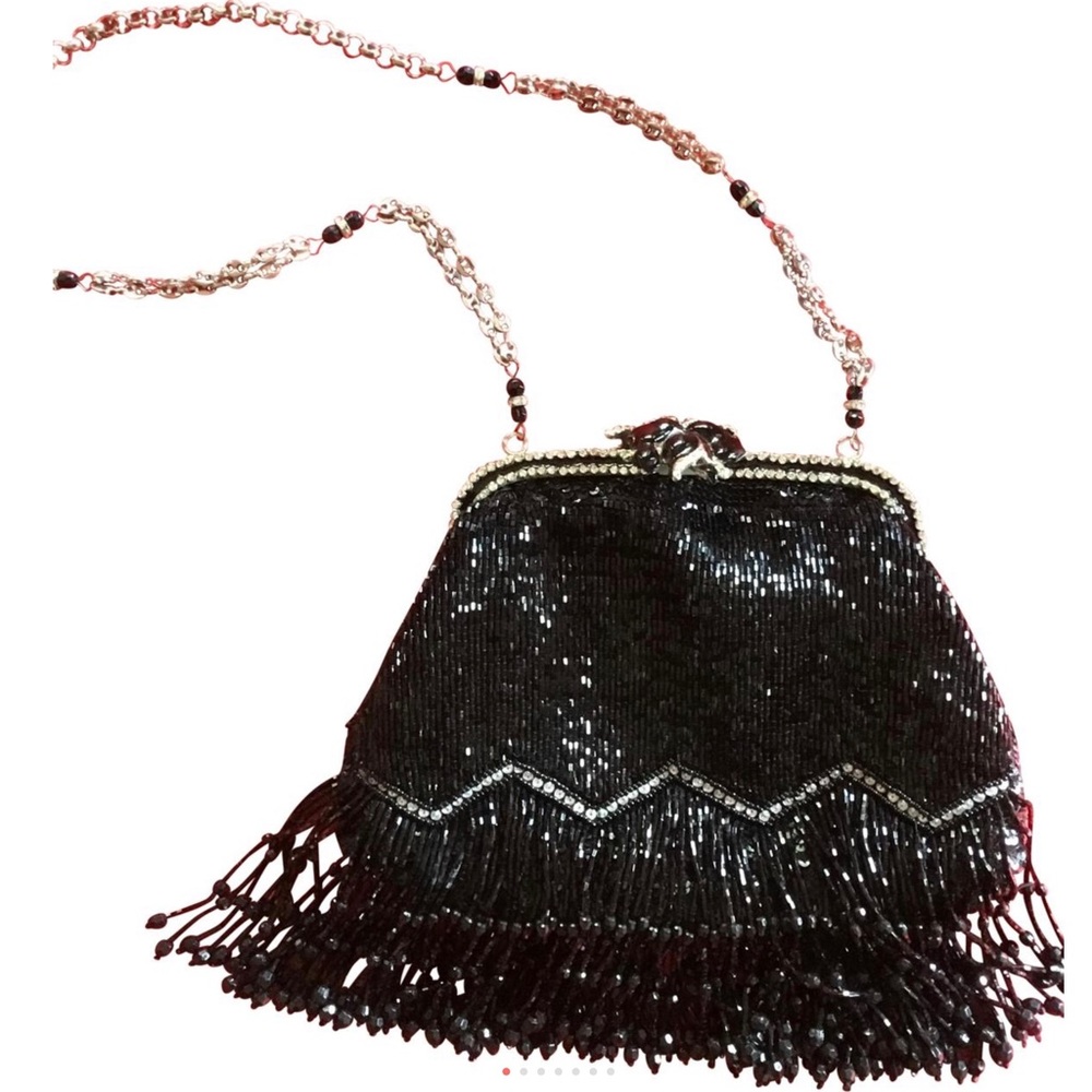 Zoe Adams beaded handbag
